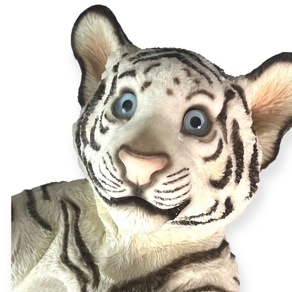 UD Critters Playful White Resin Tiger Siegfried & Roy The Mirage Las Vegas 10" - Picture 3 of 11